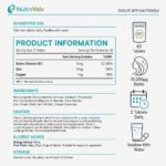 Biotin 10000μg With Zinc & Copper (60 Tablets)
