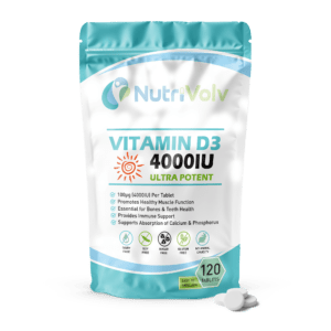 Vitamin D3 4000IU (120 Tablets)