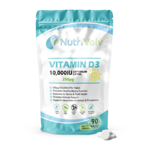 Vitamin D3 10000IU (90 Tablets)