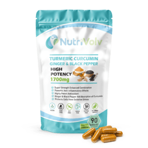 Turmeric Curcumin, Ginger & Black Pepper (90 Capsules)