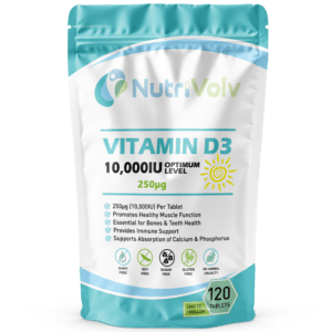 Vitamin D3 10000IU (120 Tablets)