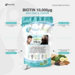 Biotin 10000μg With Zinc & Copper (120 Tablets)