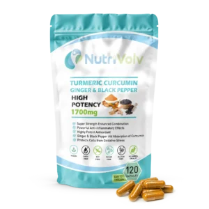 Turmeric Curcumin, Ginger & Black Pepper (120 Capsules)