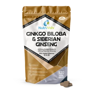 Ginkgo Biloba 6000mg & Siberian Ginseng 600mg