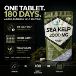 Sea Kelp 2000mg – 180 Tablets