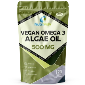 Vegan Omega 3 Algae Oil 500mg (120 Softgels)