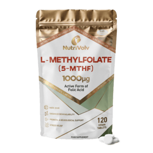 Folate 1000mcg (L-Methylfolate) | 120 Vegan Tablets