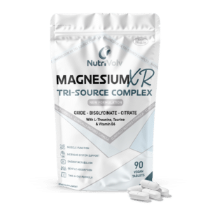 Magnesium XR Tri-Source Complex with L-Theanine, Taurine & Vitamin  B6 | 90 Vegan Tablets