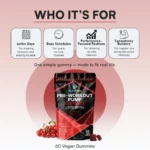Pre-Workout Pump Gummies (60 Gummies)